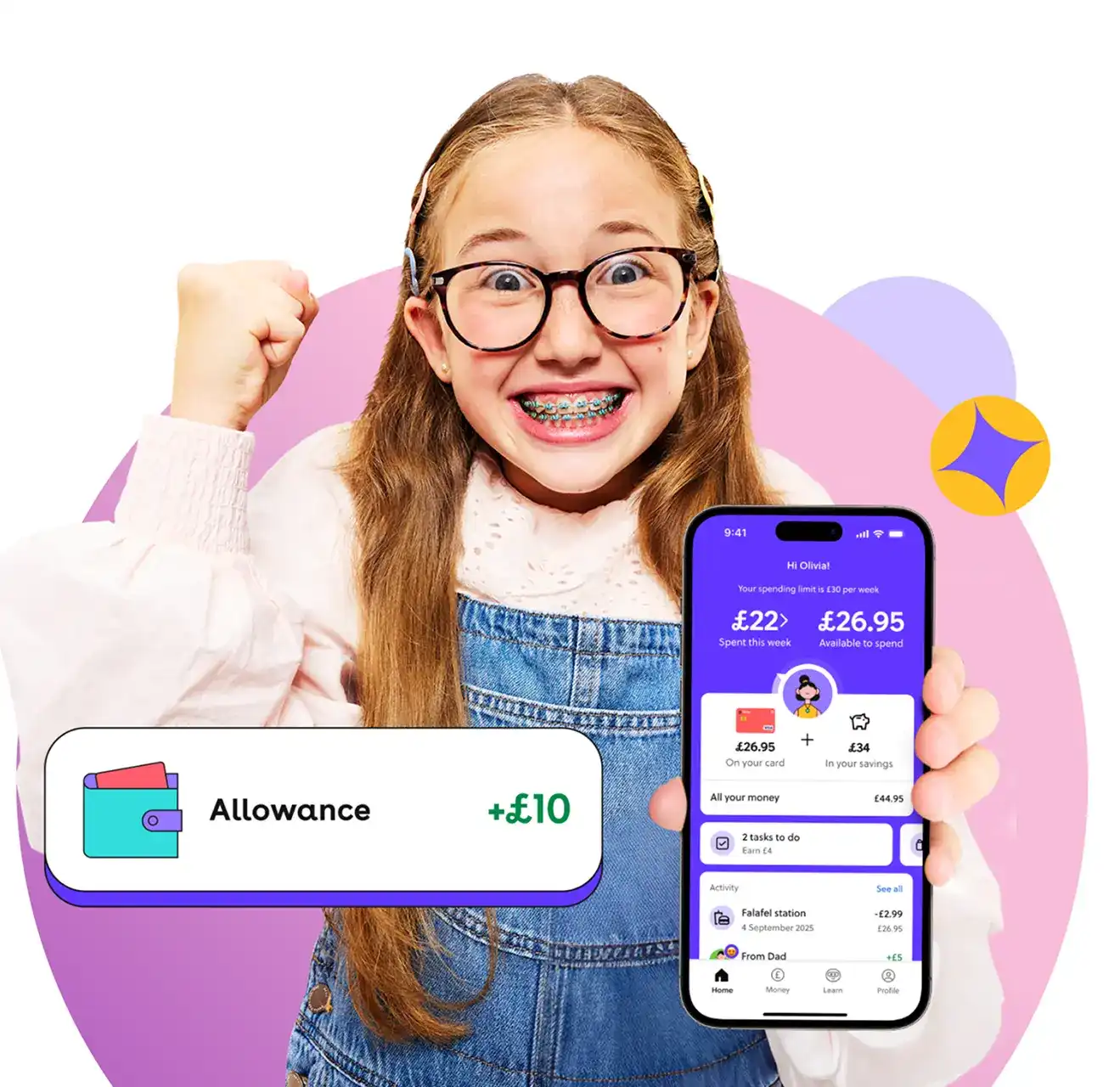 Send rewards for completed chores Send rewards for completed chores